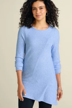 Hot Soft Surroundings Textured Asymmetrical Tunic