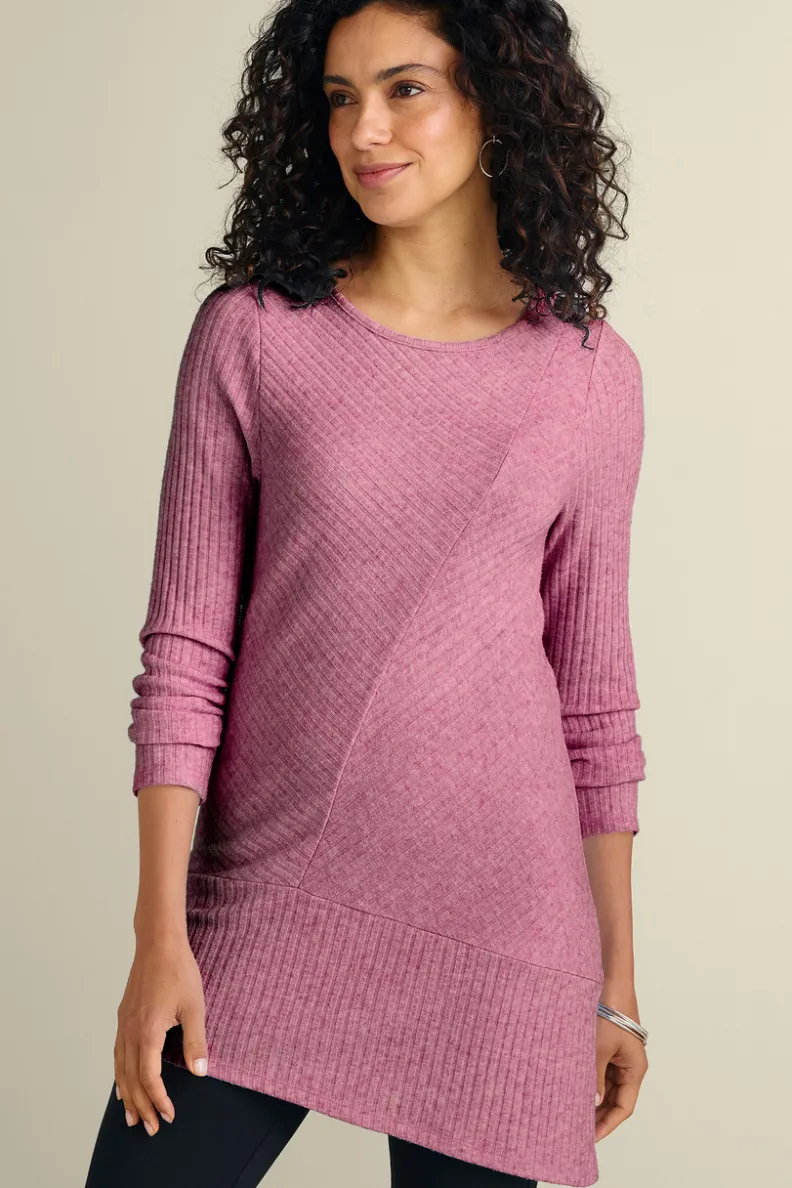 Hot Soft Surroundings Textured Asymmetrical Tunic