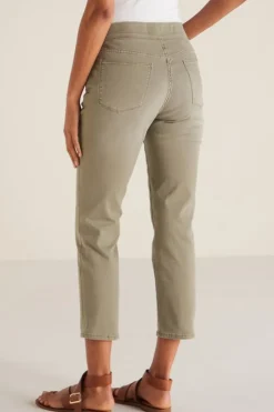 Online Soft Surroundings The Ultimate Denim Pull-On Crop White