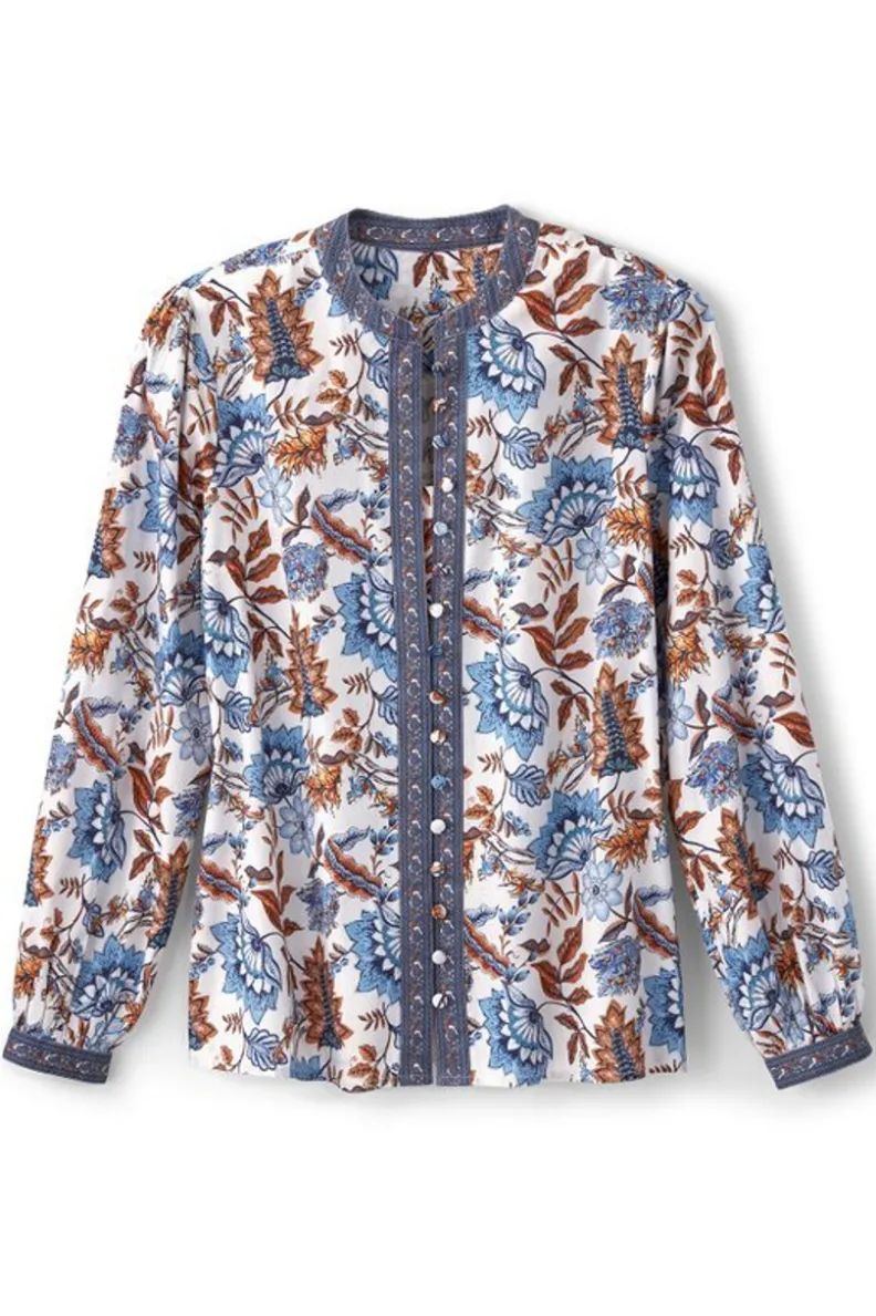 Best Soft Surroundings Tracy Top ChambrayCalico