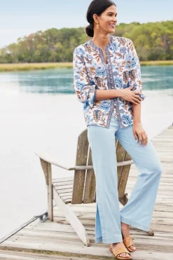 Best Soft Surroundings Tracy Top ChambrayCalico