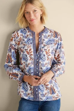 Best Soft Surroundings Tracy Top ChambrayCalico