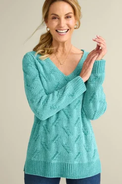 Hot Soft Surroundings Trina Chenille Sweater