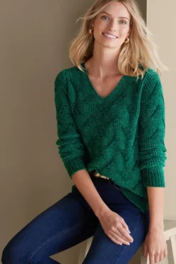 Hot Soft Surroundings Trina Chenille Sweater