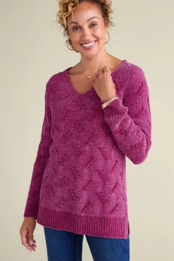 Hot Soft Surroundings Trina Chenille Sweater