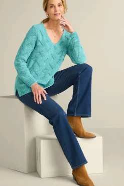 Hot Soft Surroundings Trina Chenille Sweater