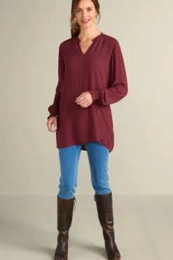 Best Soft Surroundings Trista Tunic Cabernet