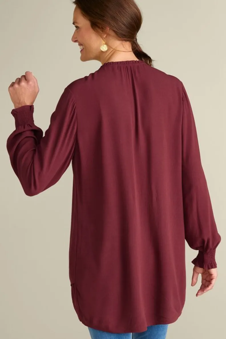 Best Soft Surroundings Trista Tunic Cabernet
