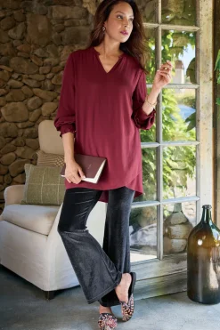 Best Soft Surroundings Trista Tunic Cabernet