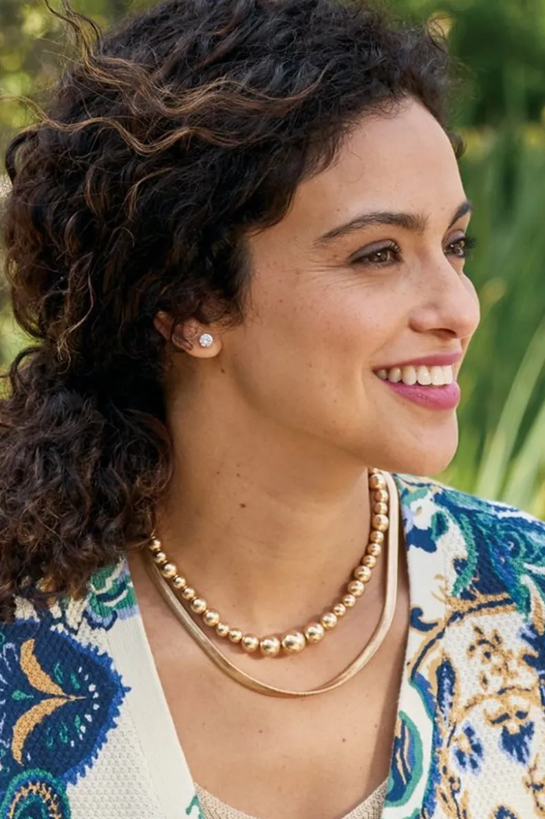 Discount Soft Surroundings Triveni Necklace Set Gold