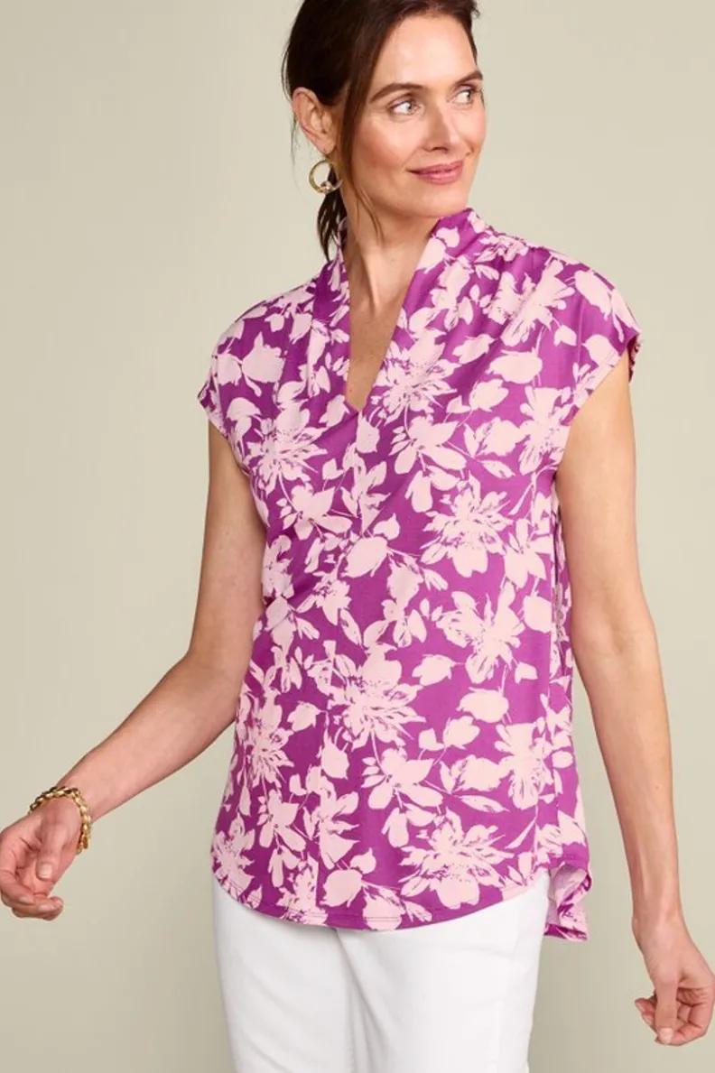 Outlet Soft Surroundings Twilight Luau Printed Tunic
