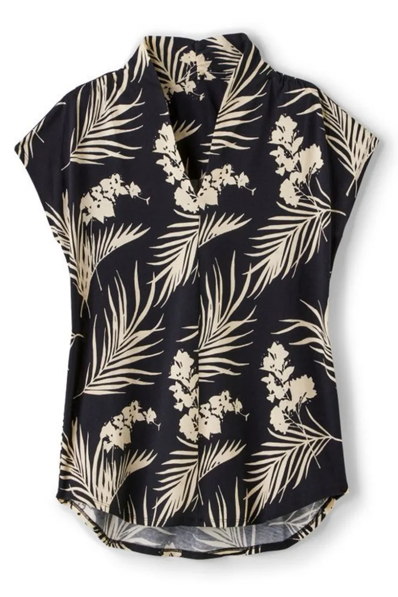 Outlet Soft Surroundings Twilight Luau Printed Tunic