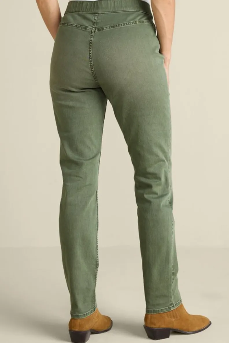 Discount Soft Surroundings Ultimate Denim Pull-On Slim Leg Jeans