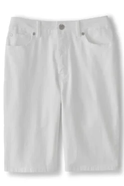 Sale Soft Surroundings Ultimate Denim Slim Leg Shorts TidalBlueWash