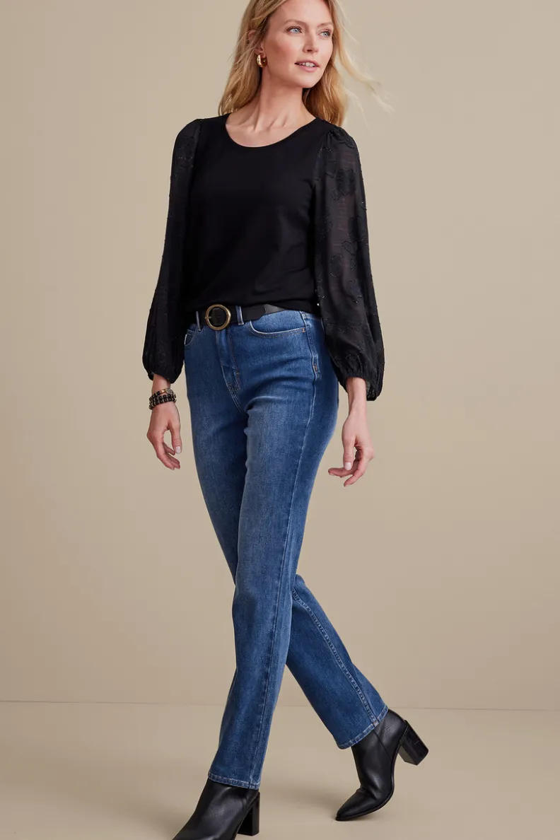 Outlet Soft Surroundings Ultimate Denim Straight Leg Jeans