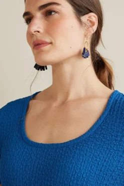 Outlet Soft Surroundings Ursula Knit Tee Sapphire