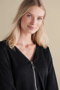 Clearance Soft Surroundings Valentina Zip Sweater