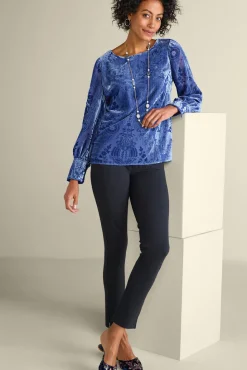 Outlet Soft Surroundings Vanetta Velvet Top