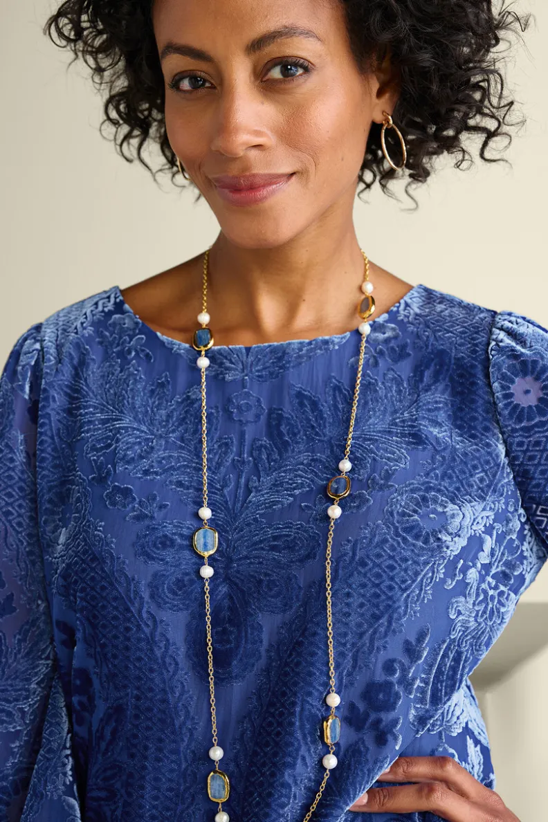 Outlet Soft Surroundings Vanetta Velvet Top