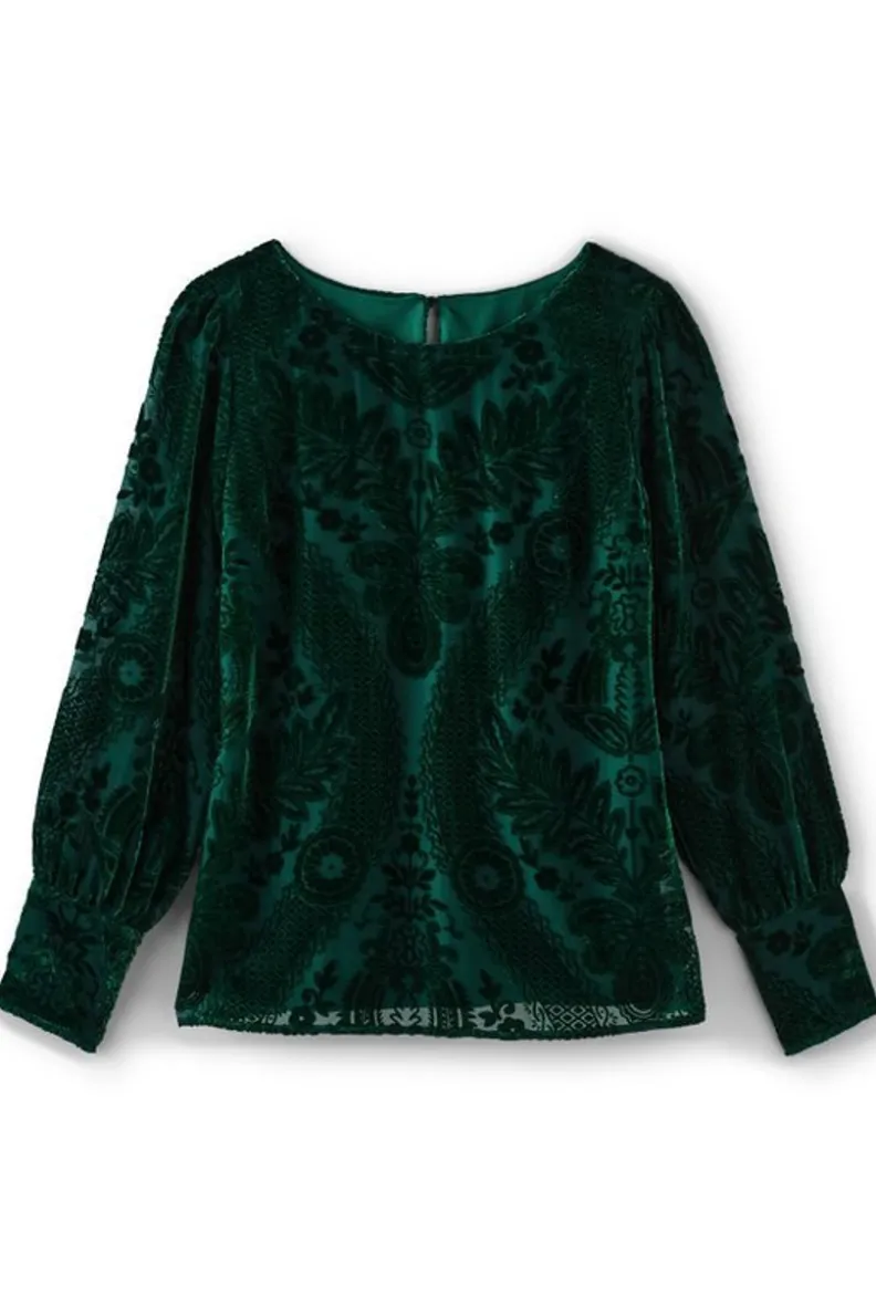 Outlet Soft Surroundings Vanetta Velvet Top