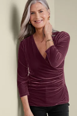 Best Soft Surroundings Velvet Alyssa Knit Top