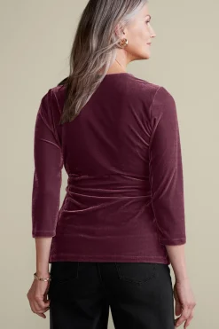 Best Soft Surroundings Velvet Alyssa Knit Top