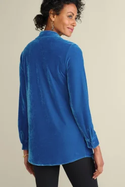 Best Soft Surroundings Velvet Boyfriend Tunic Shirt