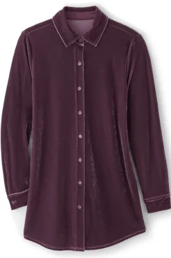 Best Soft Surroundings Velvet Boyfriend Tunic Shirt