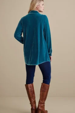 Best Soft Surroundings Velvet Boyfriend Tunic Shirt
