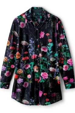 Best Soft Surroundings Velvet Boyfriend Tunic Shirt