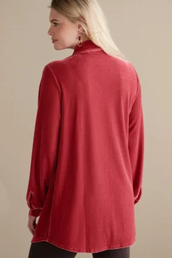 Best Soft Surroundings Velvet Boyfriend Tunic Shirt