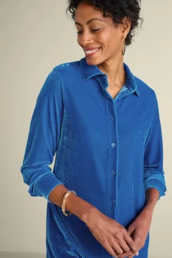 Best Soft Surroundings Velvet Boyfriend Tunic Shirt