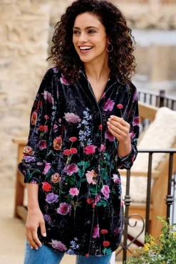 Best Soft Surroundings Velvet Boyfriend Tunic Shirt