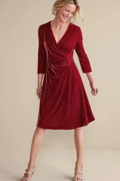 Online Soft Surroundings Velvet Hyannis Dress