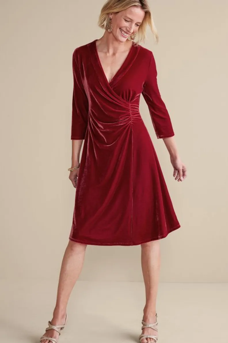 Online Soft Surroundings Velvet Hyannis Dress