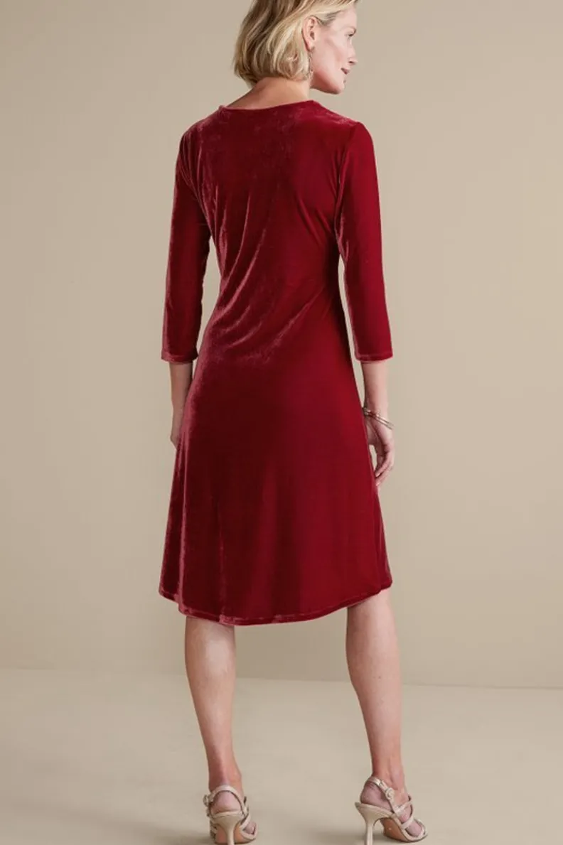 Online Soft Surroundings Velvet Hyannis Dress
