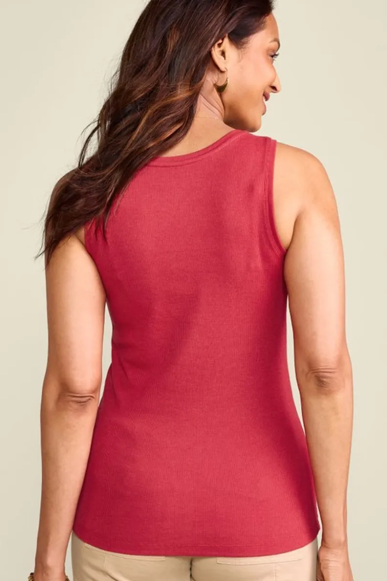 Fashion Soft Surroundings Veronica Ribbed Tank