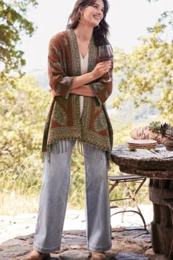 Sale Soft Surroundings Versailles Jacquard Topper TapestryMulti