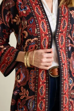 Discount Soft Surroundings Vitrine Jacquard Cardigan FallGarden