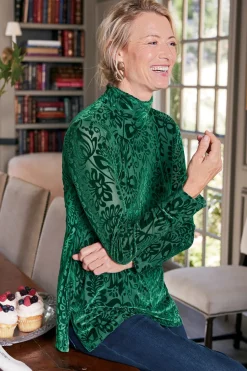 New Soft Surroundings Walden Velvet Turtleneck