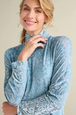 New Soft Surroundings Walden Velvet Turtleneck