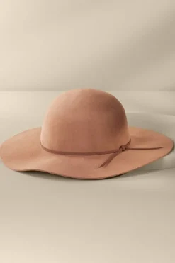 Sale Soft Surroundings Westie Wool Floppy Hat Camel