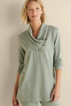 Outlet Soft Surroundings Westminster Tunic Sweatshirt