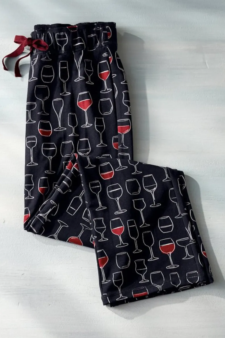 Best Soft Surroundings Wine Down Sleep Pants WineDown