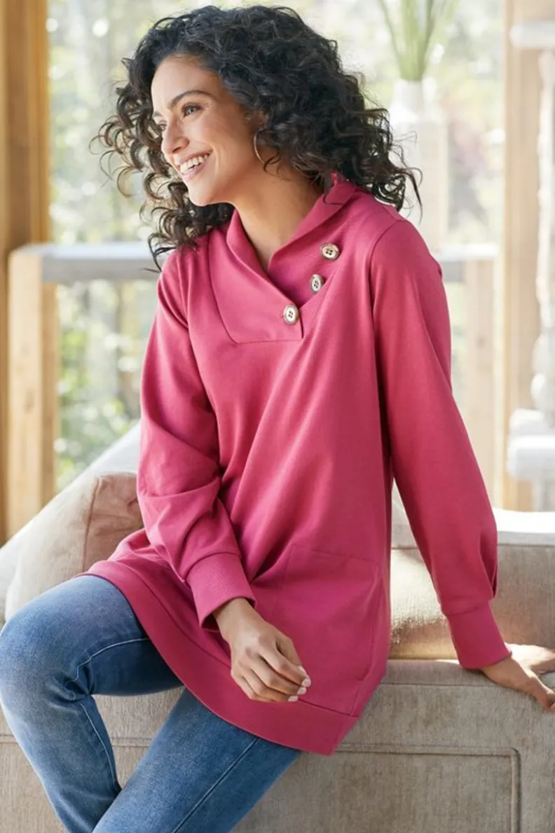 Discount Soft Surroundings Winifred Pullover Cinnamon