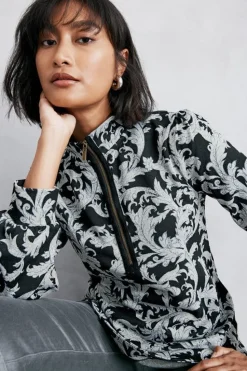 Fashion Soft Surroundings Winona Pullover NeutralScroll