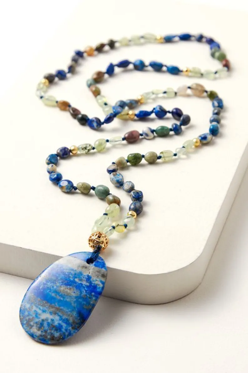 Best Soft Surroundings Yarra Pendant Necklace Lapis