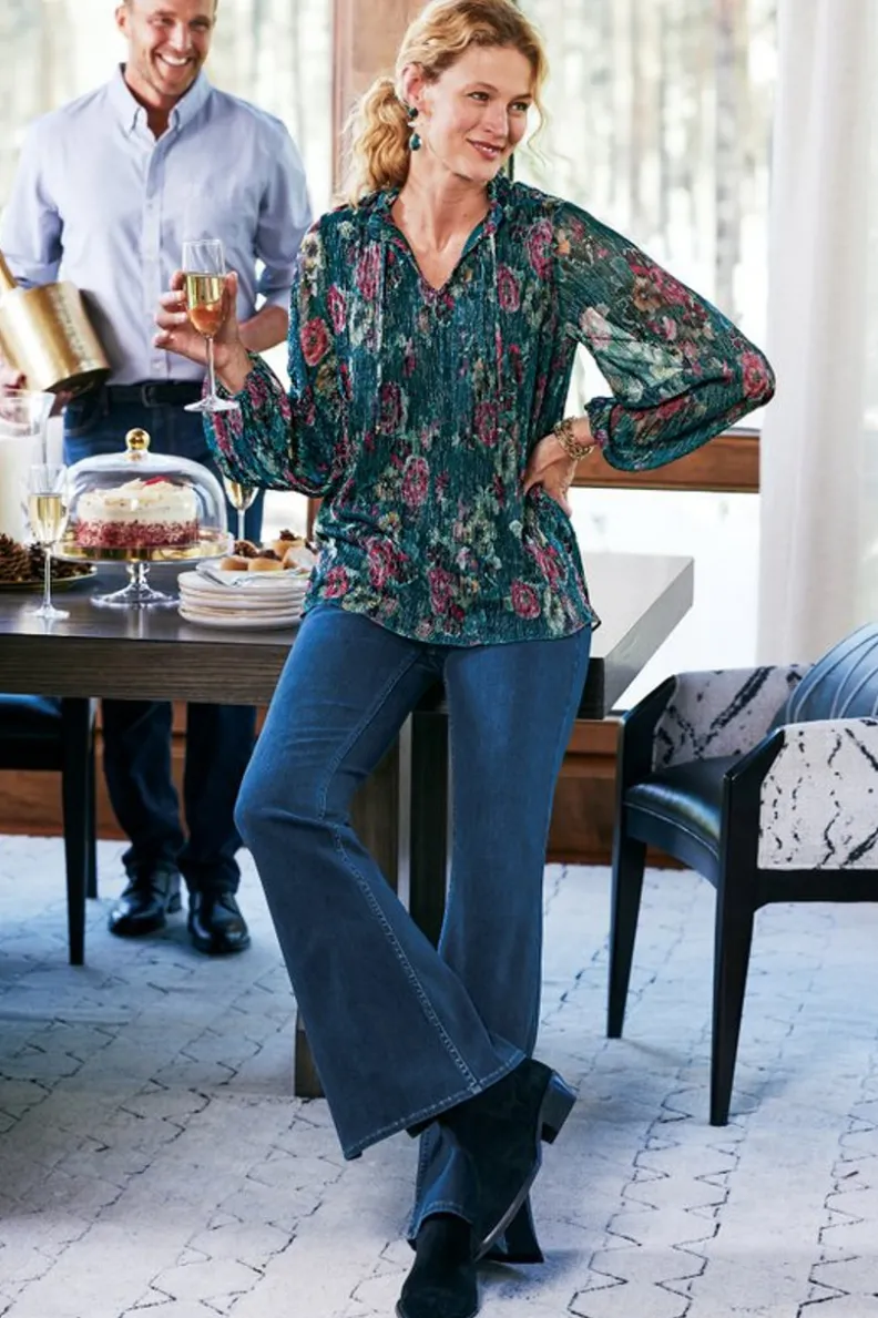 Best Soft Surroundings Yvonne Shimmer Top EvalynnGarden