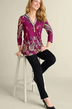 Hot Soft Surroundings Zennia Printed Tunic OsteriaScarf