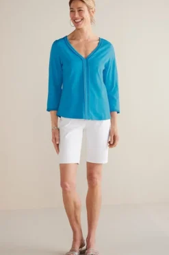 Sale Soft Surroundings Zoey Tee SunkistCoral
